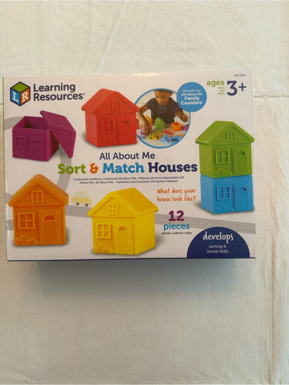 Learning Resources Sort & Match Houses - Multicolor Educational Set